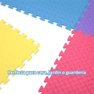 PISO DE GOMA PARA BEBÉ 60 X 60CM PACK POR 6 UNID - 5
