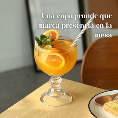 COPA CRISA CHABELA REDONDO 620ML – X4 COPA TONGO ELEGANTE - 3