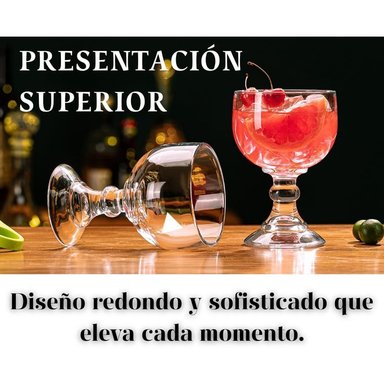 COPA CRISA CHABELA REDONDO 620ML – X4 COPA TONGO ELEGANTE - 5
