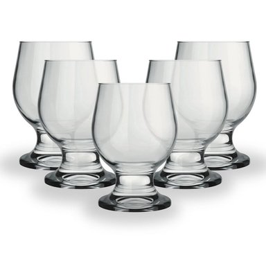 VASO COPA PARA AGUA PAULISTA 250ML DE VIDRIO, SET X6 COPAS