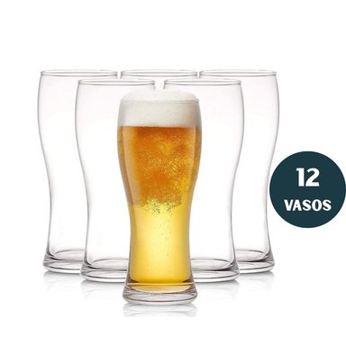 VASOS CERVECEROS NADIR JOINVILLE 300ML SET X12