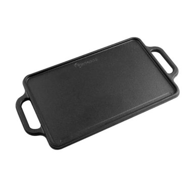 PLANCHA VICTORIA REVERSIBLE HIERRO FUNDIDO CURADA 21X33CM - 2
