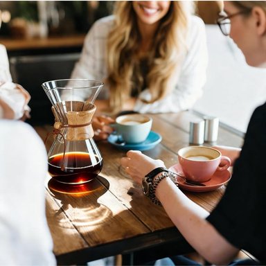 CAFETERA DE GOTEO CHEMEX CON FILTRO INOXIDABLE 600ML - 5