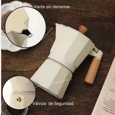 CAFETERA MOKA ITALIANA 9 TAZAS - 450ML CREMA ELEGANTE - 4