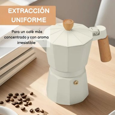 CAFETERA MOKA ITALIANA 9 TAZAS - 450ML CREMA ELEGANTE - 6