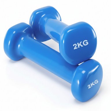 MANCUERNAS 2KG - ENTRENAMIENTO TÉCNICO Y TONIFICACIÓN AZUL