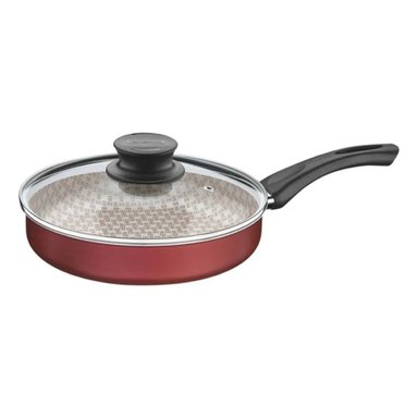 SARTÉN TRAMONTINA ANTIADH. RECTA CON TAPA PARIS #24