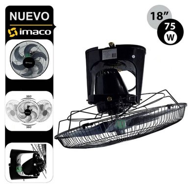 VENTILADOR DE TECHO IMACO 75 WATTS OCF7919 ORBITAL