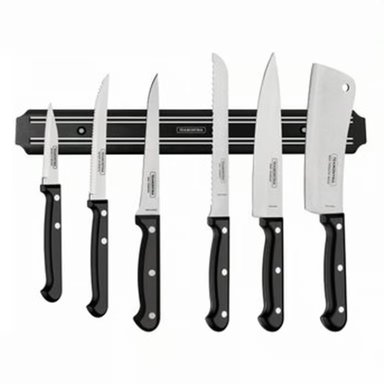 CUCHILLERIA COCINA TRAMONTINA BARRA MAGNETICA CUCHILLOS 38 CM