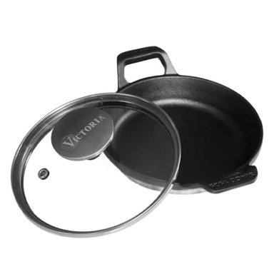 MINI CAZUELA H.FUNDIDO 14 CM ESMALTADA C/TAPA VIDRIO