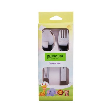 SET DE CUBIERTOS BEBE X 02 PZAS. MODELO 723