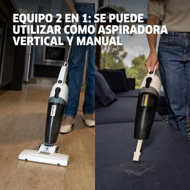 ASPIRADORA VERTICAL 2 EN 1 VCL1 1000W 0.7L KARCHER - 3