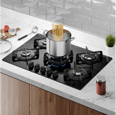 COCINA EMPOTRABLE ELECTROLUX ETGZ30T0EPUB – GAS, 5 HORNILLAS Y DISEÑO EN VIDRIO NEGRO PREMIUM - 7