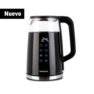 TAURUS NEOGLASS HERVIDOR DE AGUA DIGITAL 1.7 L CON BASE 360° Y APAGADO AUTOMÁTICO - 3