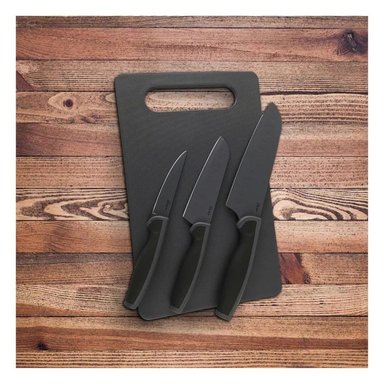 SET OSTER® 3 CUCHILLOS + TABLA DE PICAR – PRECISIÓN Y DURABILIDAD 92287-04 - 2