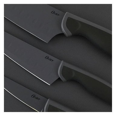 SET OSTER® 3 CUCHILLOS + TABLA DE PICAR – PRECISIÓN Y DURABILIDAD 92287-04 - 3