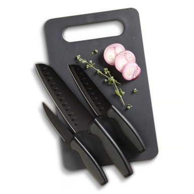 SET OSTER® 3 CUCHILLOS + TABLA DE PICAR – PRECISIÓN Y DURABILIDAD 92287-04 - 4