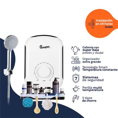 CALENTADOR DE AGUA ROTOPLAS SENSATION PLUS INSTANTANEO - 1