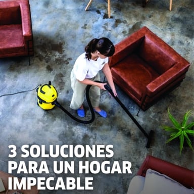 ASPIRADORA DE POLVO AGUA KARCHER WDL1 1000W USO HOGAR - 4