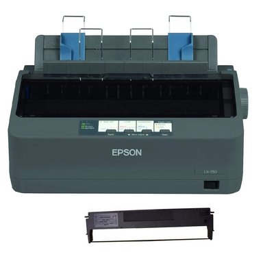 IMPRESORA MATRICIAL EPSON LX-350 9 PINES NEGRO - 1