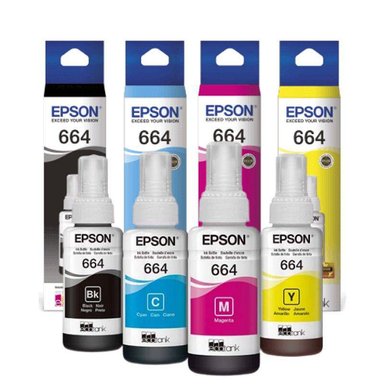 KIT 4 TINTAS EPSON T664 MULTICOLOR