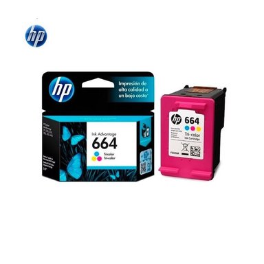 CARTUCHO HP F6V28AL MULTICOLOR TINTA 664
