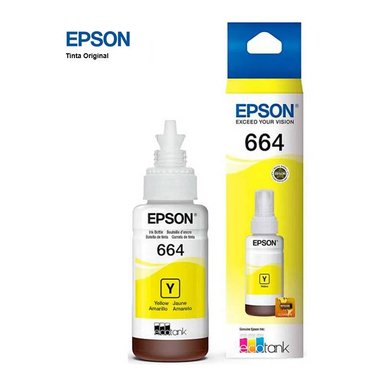 TINTA EPSON T664420-AL AMARILLO PARA L200 L300 L455 L565