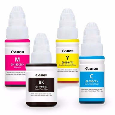 TINTA CANON GI-190 MULTICOLOR PACK Y NEGRO