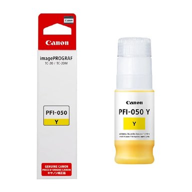 TINTA CANON PFI-050 YELLOW 7300PAG 70ML PARA TC-20 Y TC-20M - 5701C001AA