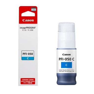 TINTA CANON PFI-050 CYAN 7300PAG 70ML PARA TC-20 Y TC-20M - 5699C001AA