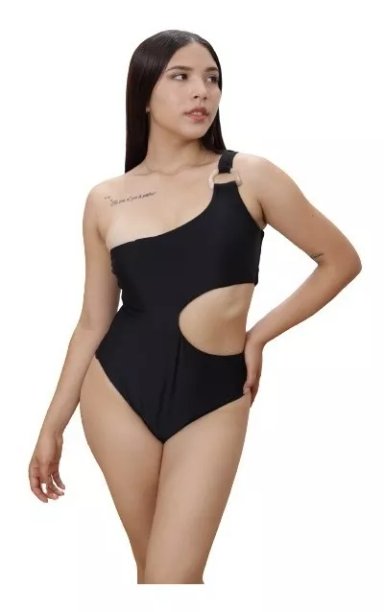 TRIKINI NEGRO UN HOMBRO - 1