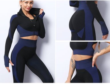 CONJUNTO MUJER CO012 DEPORTIVO 3 PIEZAS CALIDAD - 2