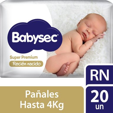 PAÑAL BABYSEC RECIEN NACIDO 20 UN - 1