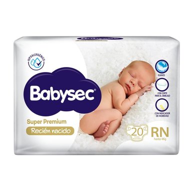 PAÑAL BABYSEC RECIEN NACIDO 20 UN - 2