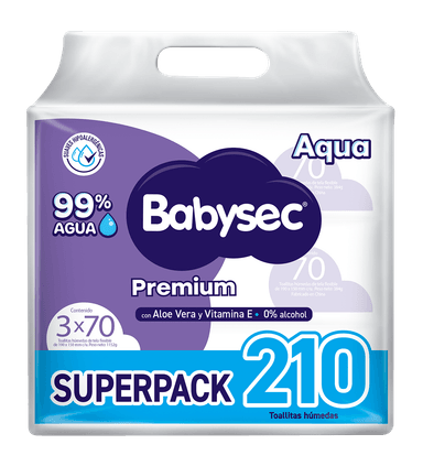 TOALLAS HÚMEDAS BABYSEC PREMIUM 210 UN - 2