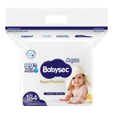 TOALLAS HÚMEDAS BABYSEC SUPER PREMIUM 184 UN - 2