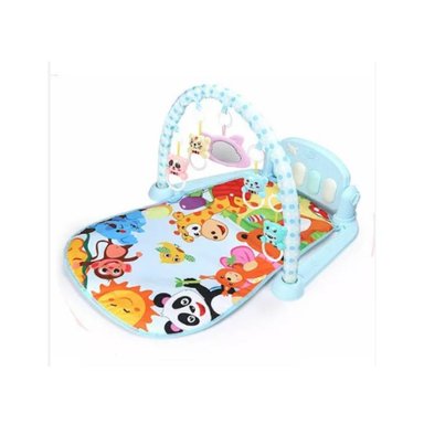 GIMNASIO PIANO CON LUCES Y MÚSICA AZUL