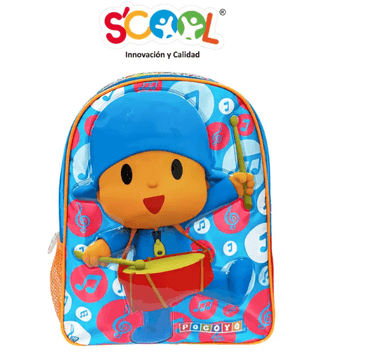 MOCHILA SCOOL KIDS RANGER POCOYO - 1