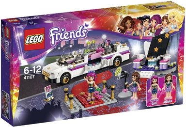 BLOQUES CONSTRUCCIÓN LEGO FRIENDS 41107 POP STAR LIMOSINA SET - 1