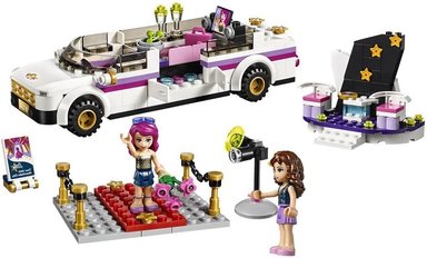 BLOQUES CONSTRUCCIÓN LEGO FRIENDS 41107 POP STAR LIMOSINA SET - 2