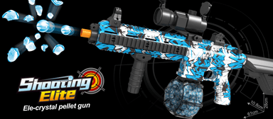 PISTOLA DE JUGUETE  DE AIRSOFT CON HIDROGEL CELESTE