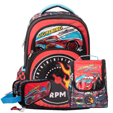 SET MOCHILA ESCOLAR DE CARS - 1