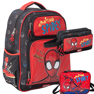 SET MOCHILA ESCOLAR OFICIO SPIDERMAN - 1