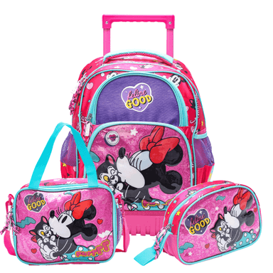 SET MALETA MINNIE PINK - 1