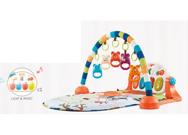 GIMNASIO BEBE CON PIANO MUSICAL 3 EN 1