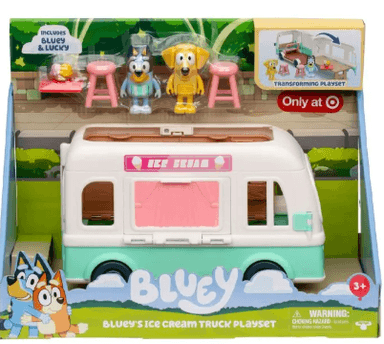 SET BLUEY CAMIÓN DE HELADOS