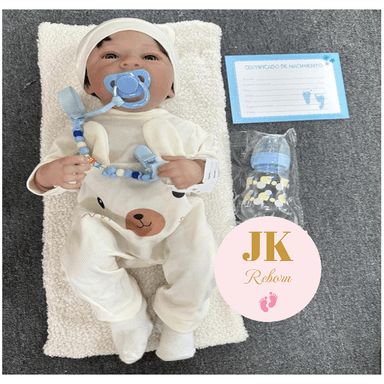 MUÑECA REBORN REALISTA CON ACCESORIOS