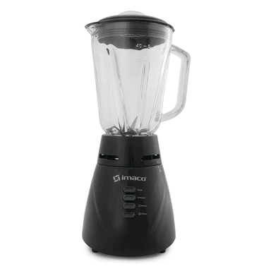 LICUADORA IMACO 1.25L C/VASO DE VIDRIO BL4125VN – NEGRO