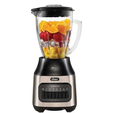 LICUADORA CON VASO DE VIDRIO Y 6 VELOCIDADES MÁS PULSO OSTER BLSTPEG-NPB