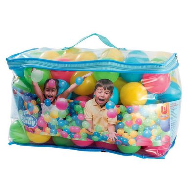 PELOTAS COLORES BESTWAY 6.5 CM X 100 UNIDADES